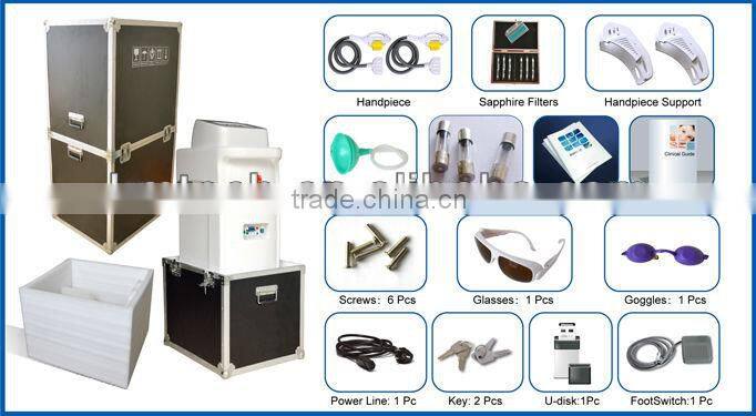 professional weifang KM OEM ipl shr hair removal equipment