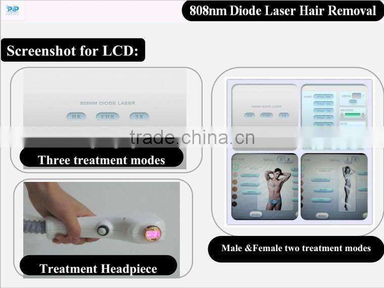 stationary 808nm diode laser hair removal machine with CE approved DL6