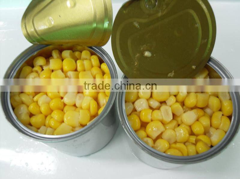Canne sweet kernel corn with cheap price