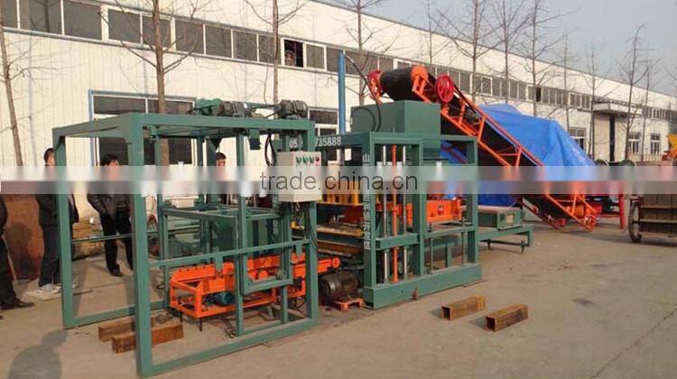 best QT4-20 automatic hydraulic block making machine price, interlocking cement brick machine