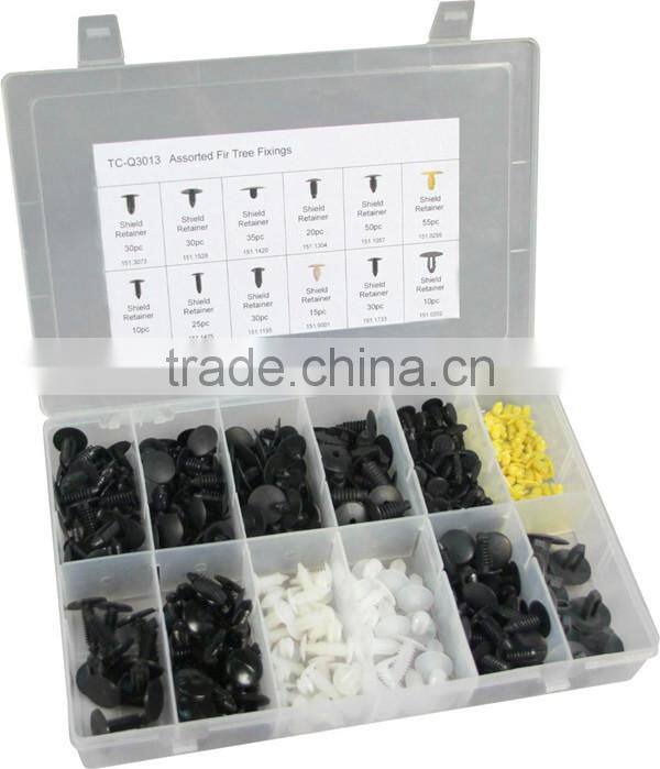 TC BV Certification 340pc Hardware Assorted Auto Trim Fasteners