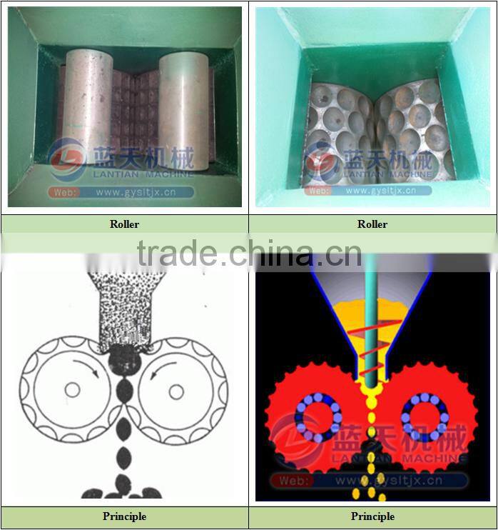 Compact and durable coal powder charcoal briquette ball press machine