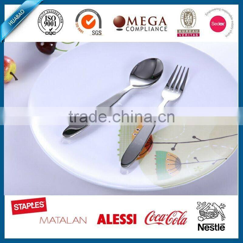 2016 hot sale stainless steel cutlery dinner set ,camping used cutlery, quick set steel epoxy