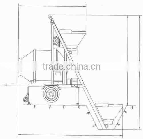 On Sale Super Performance JZC Concrete Mixer