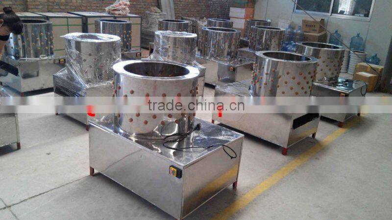 fully auto WQ-65 stainless steel poultry plucking machines/chicken plucker