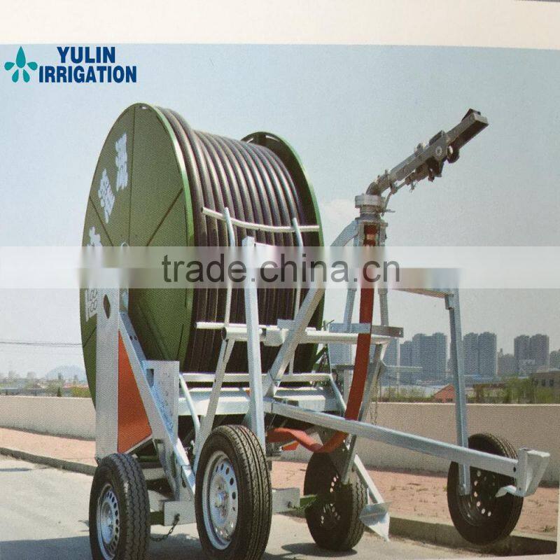 farm machinery irrigation system for water reel srpinkler with rain gun