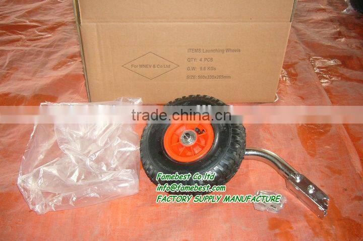 inflatable boat launching wheels