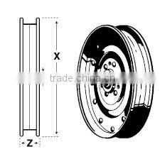 AH97031 Flat Flanged Idler, Combine Harvester Parts