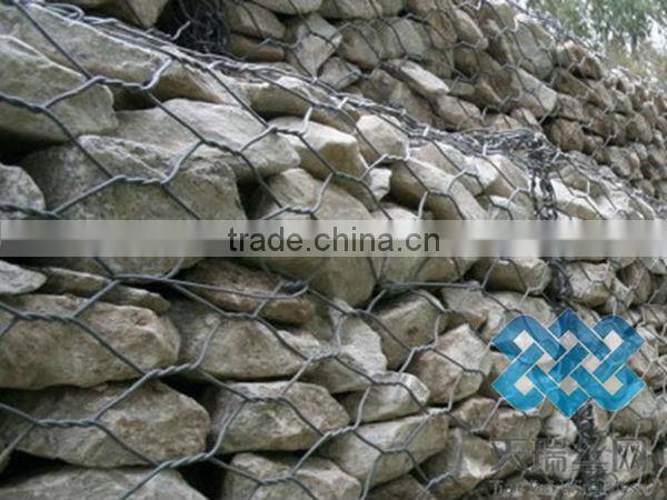 2mX1mX1m galvanized gabion box/pvc coated gabion basket