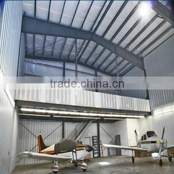 light steel structure prefabricated hangar construction design for sales