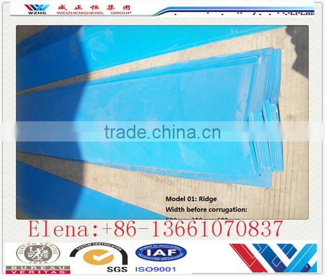 steel metal roof ridge cap/ roof tile ridge cap/ galvanized roof ridge cap for Philippines