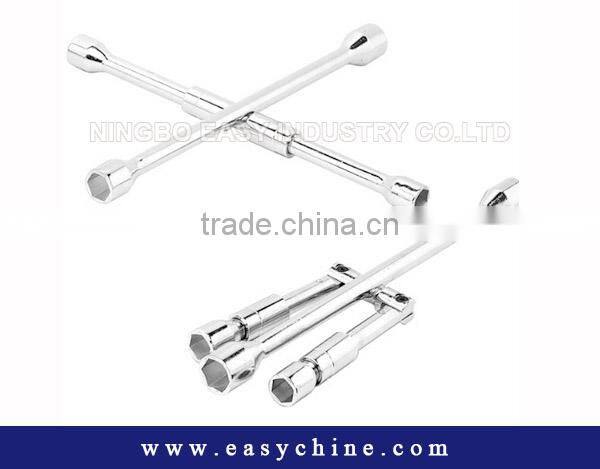 Foldable Cross Rim Wrench And Folding Lug Wrench