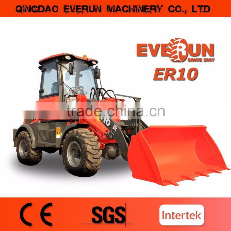 1.0ton Mini Wheel Loader With Snow Bucket