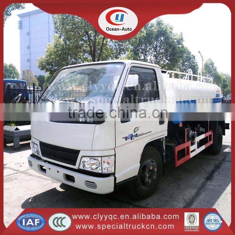 JMC 4x2 5000liter water tank truck