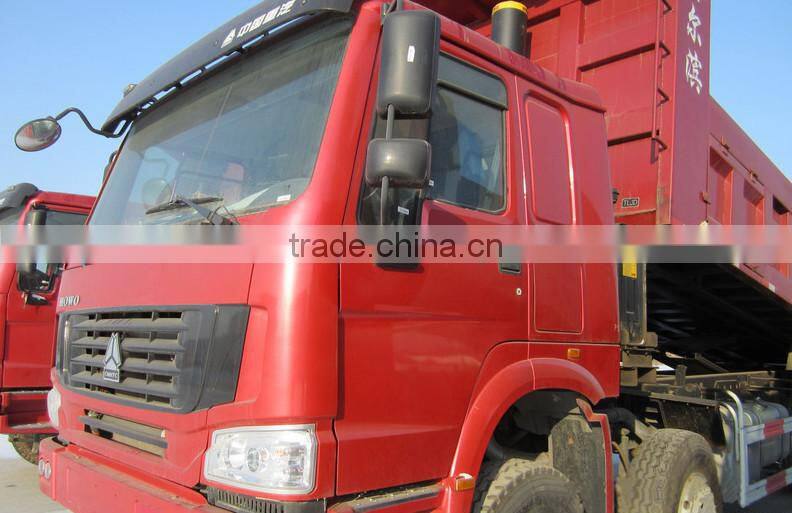 China Top brand quality guarantee heavy duty 375hp 8*4 Sinotruk dump truck for sale