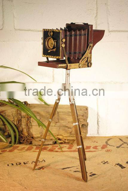 Antique fine art classic iron camera model