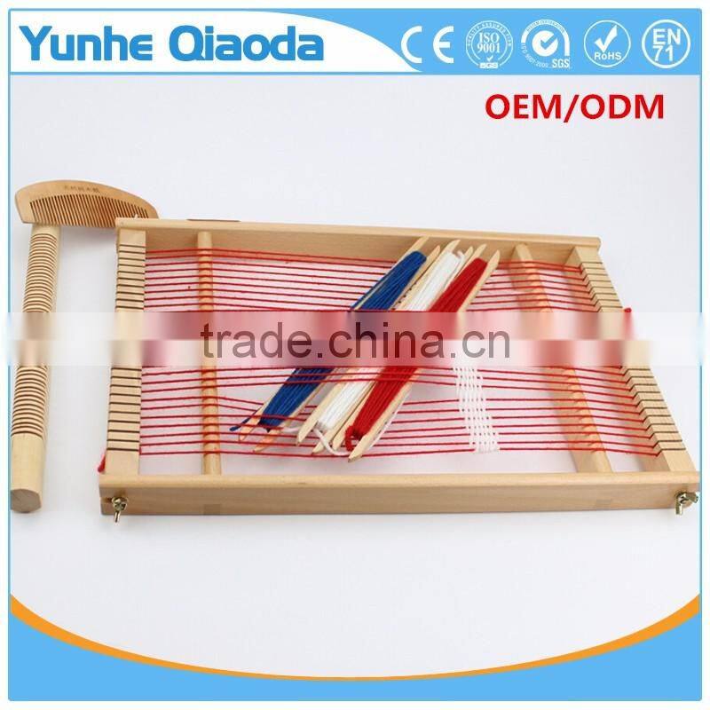 China factory customize ODM OEM knitting toy wooden weaving loom