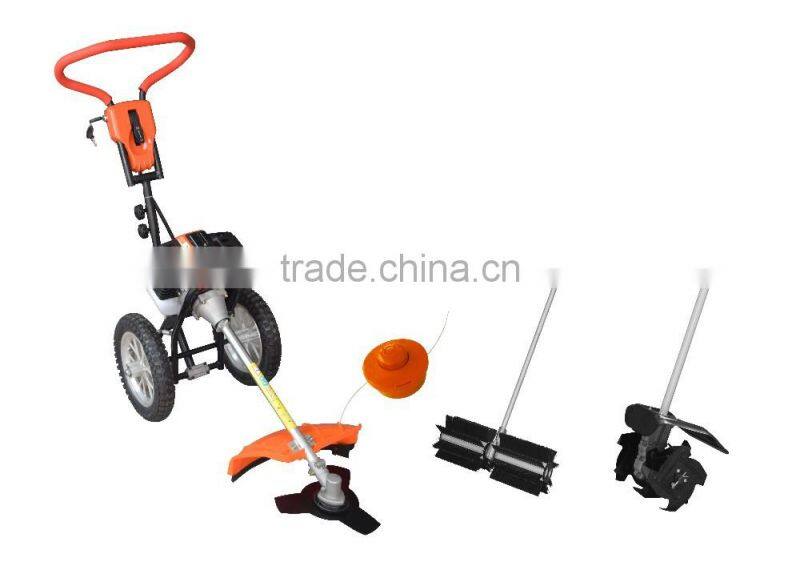 Hand push brush cutter,hand push grass cutter,hand push lawn mower with CE certificate