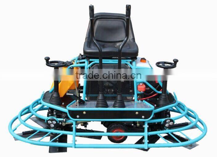 Driving type wet concrete trowelling machine