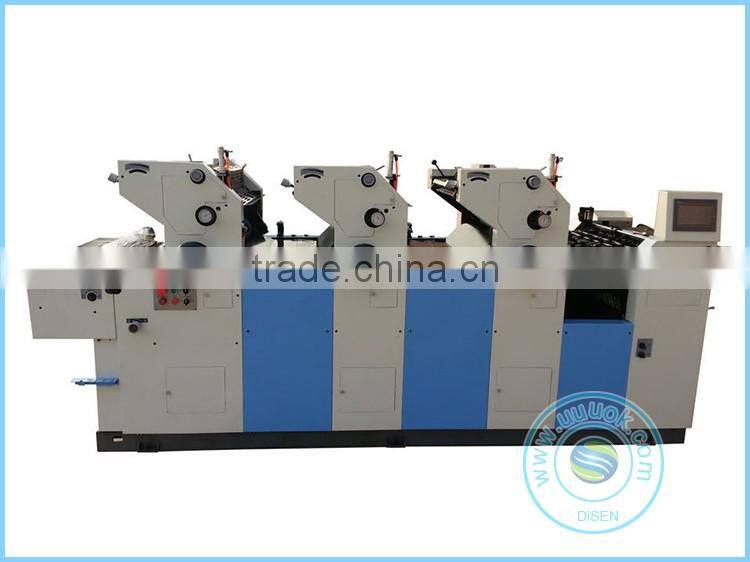 Digital control industrial 3 color offset printing machine for sale