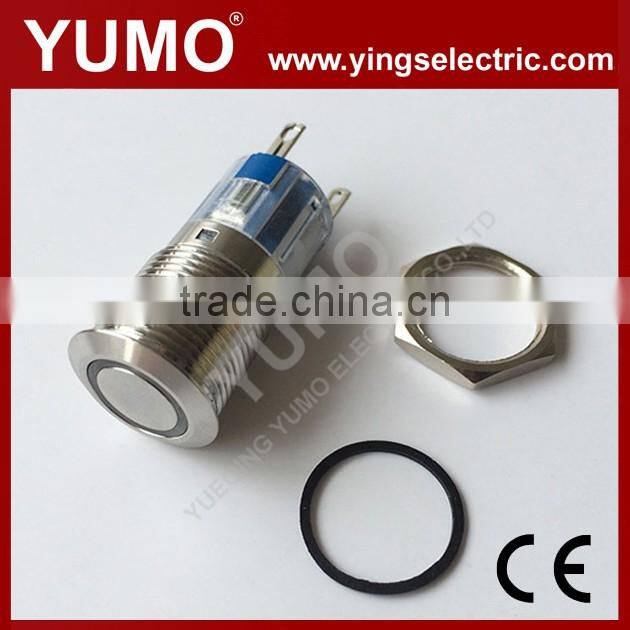 Hot sale ABS16S-P11-E 8mm 12mm 16mm 19mm 22mm 25mm IP67 Momentary 3-250VDC/AC metal push button lift push button
