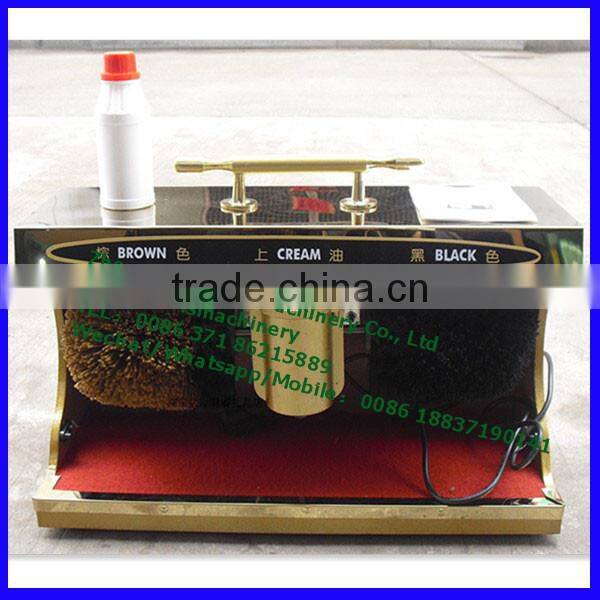 Hotel use shoe clean machine from Auris Machinery