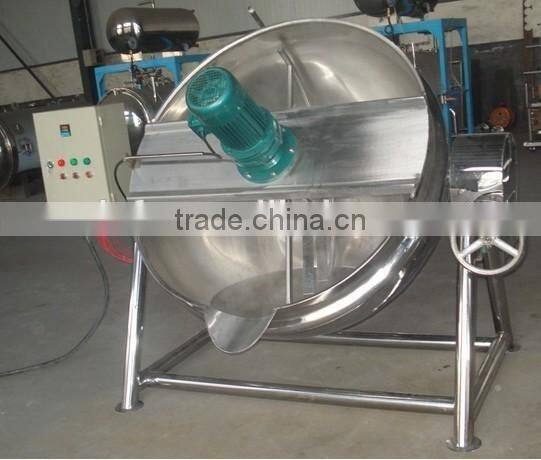 tilting stainless stee electric heating jacketed kettle
