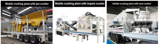 2017 50% discount China Supplier mobile crushing plant, mobile stone crusher for sale