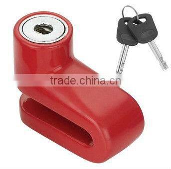 motorcycle disc brake alarm lock
