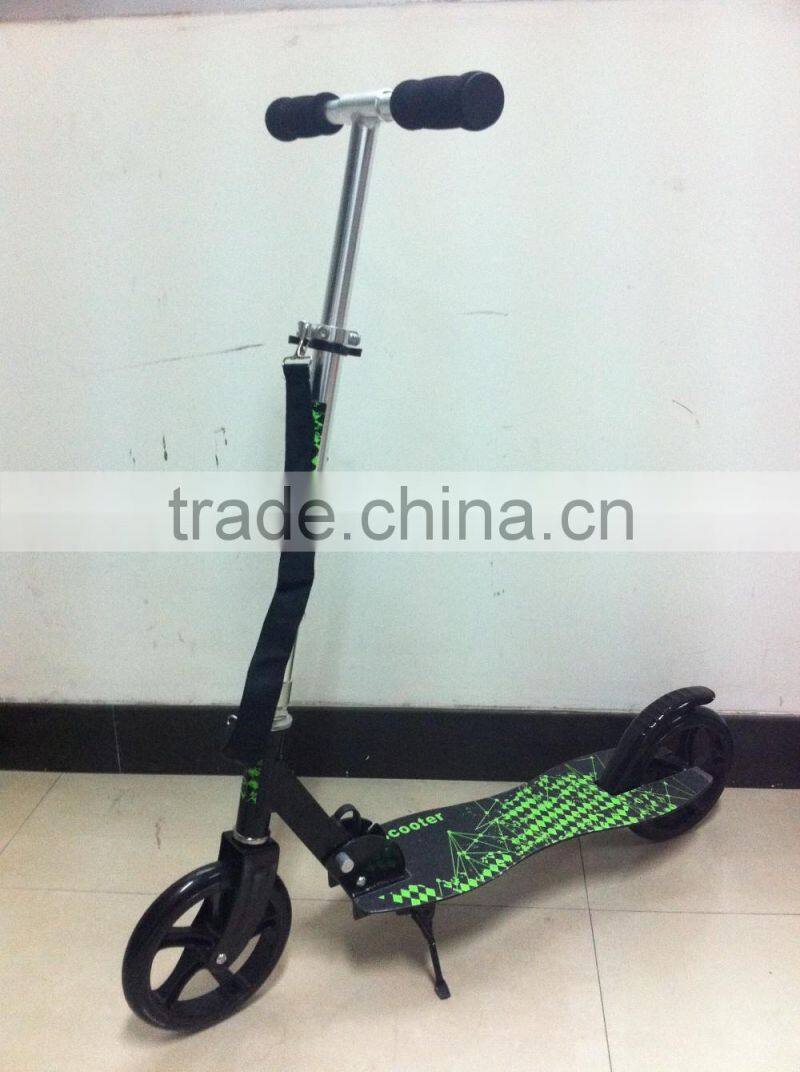 Big wheel foot pedal two footed kick scooter