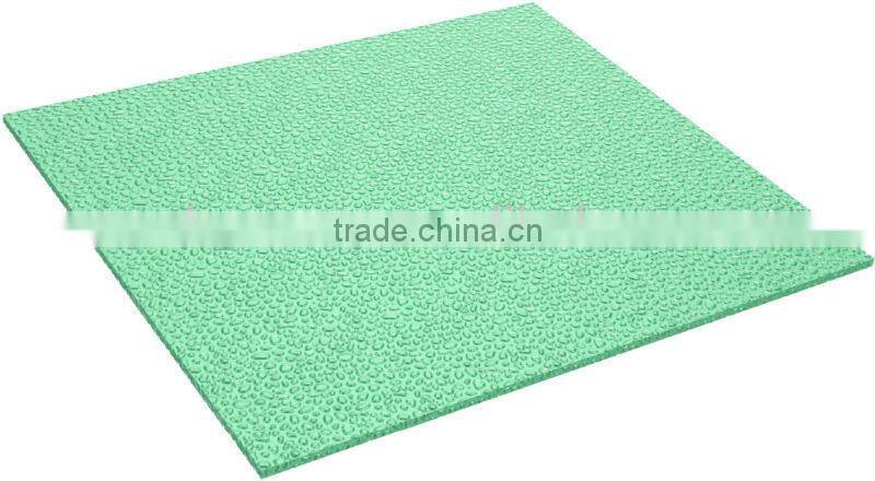 Opaque Lower Temp Plastic Polycarbonate Embossed sheet (Ti-Lite Metallic Green Solid Embossed)