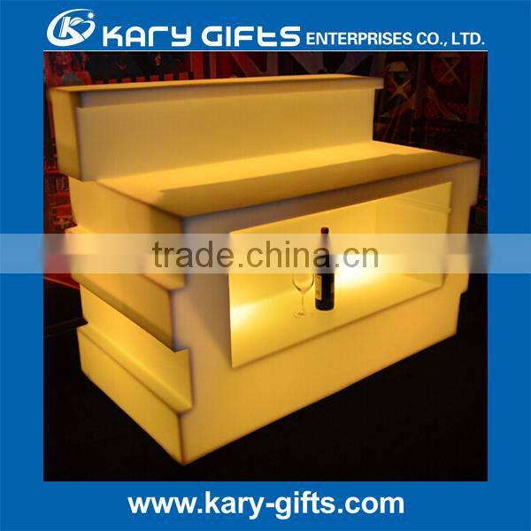 Classic led light bar counter glow bar table counter furniture