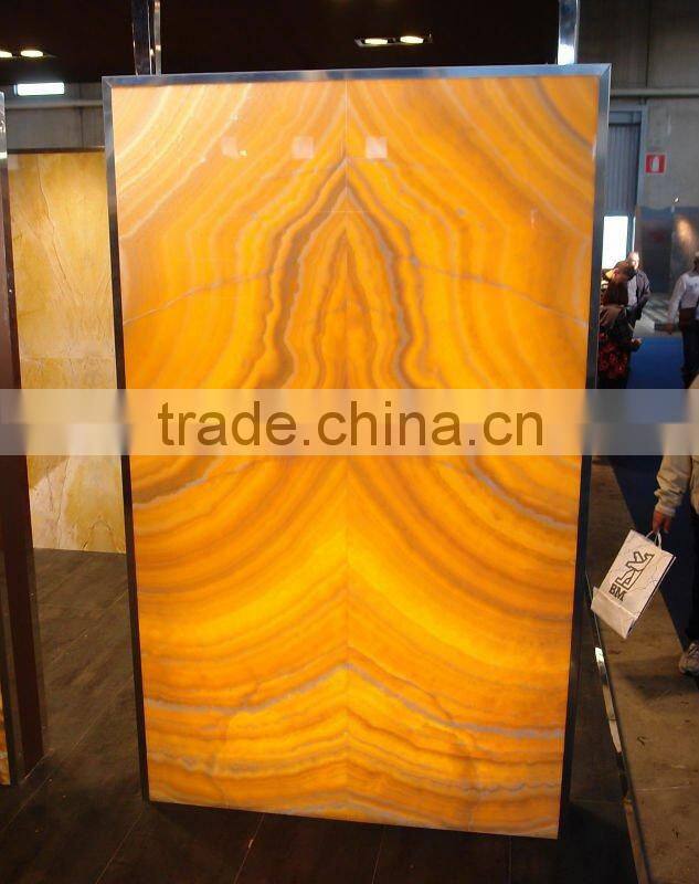 orange onyx slab/tile