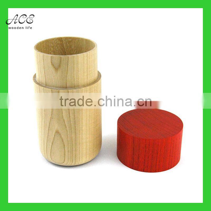 High quality wooden spice container for kitchen decorative