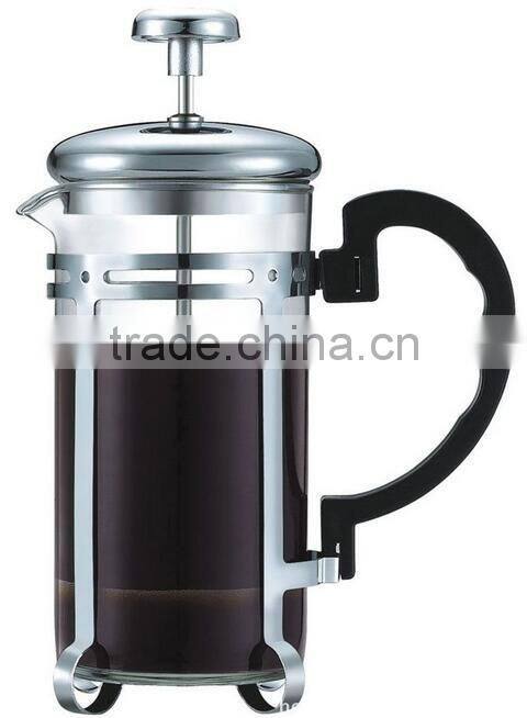 Steel straight frame coffee plunger teacoffee maker teacoffee plunger