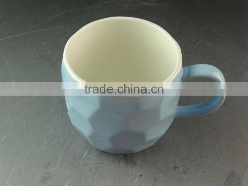 Stock Hot sale Cheap light green Glaze Ceramic promotional mug for Espresso