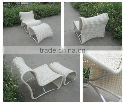 outdoor beach chair rattan poolside sun lounger used for hotel garden furniture