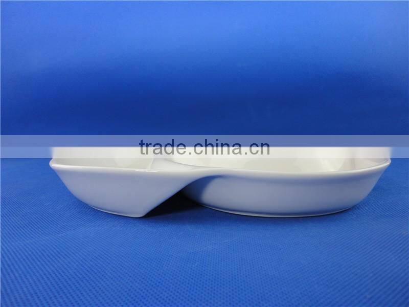wholesale porcelain disposable divider plates