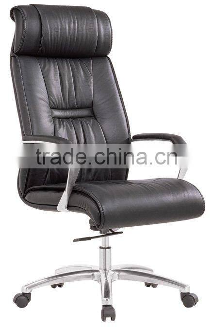leather office chairs without wheels Top quality pu conference chair