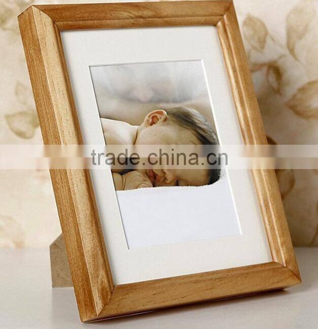 Pine wood decoration handmade photo frames