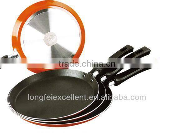 Non-stick 20-30cm aluminum wok pan gas korea bbq grill pan