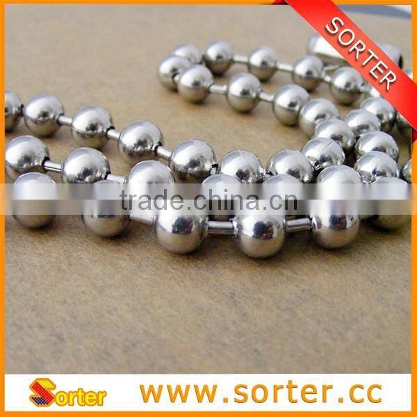6mm steel ball chain, 6mm steel bead chain