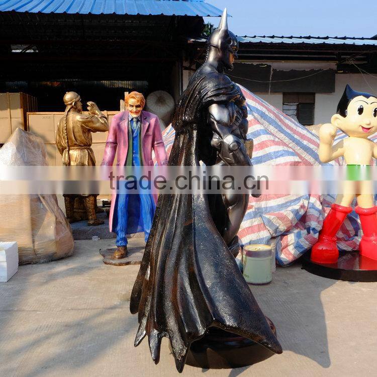 Fiberglass batman sculpture for movie character