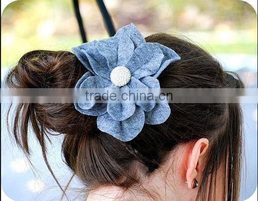 New products 2017 hot wholesale China100% handmade high quality fancy clips graphic design colored girls hair accessories