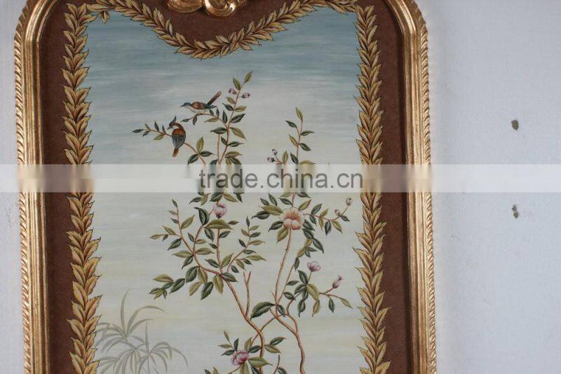 Hand Drawing/Painting with gold leaf frame