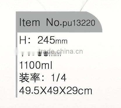 Transparent highly popular shaped glass wine decanter wine aerator decanter