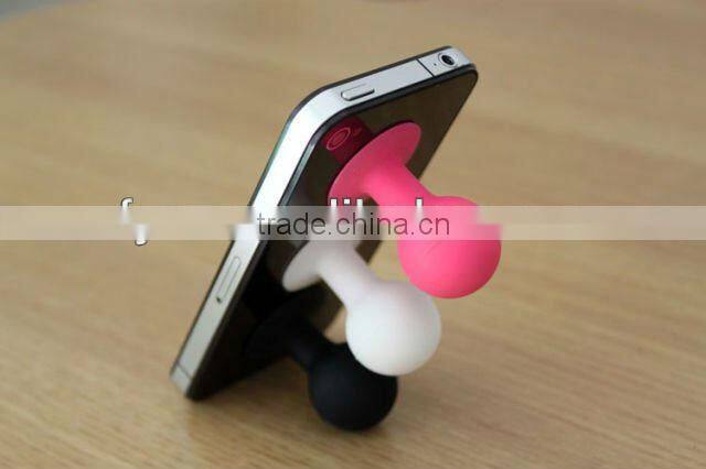 Silicone mobile phone holder silicone sucker for mobile phone