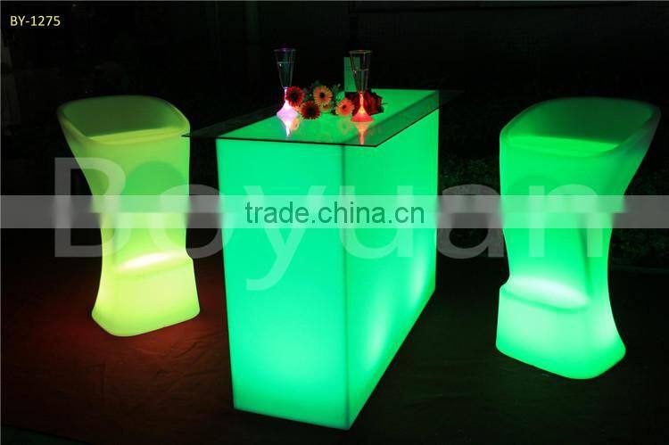 led hight table/led outdoor table/led rectangular table