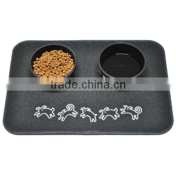 PVC Rectangle shape Cat litter mat, Cat floor mat, PVC Pet food mat
