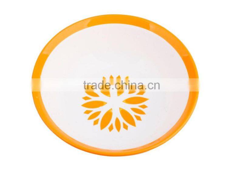 Double Color Two Size Hotsale Plastic Salad Bowl